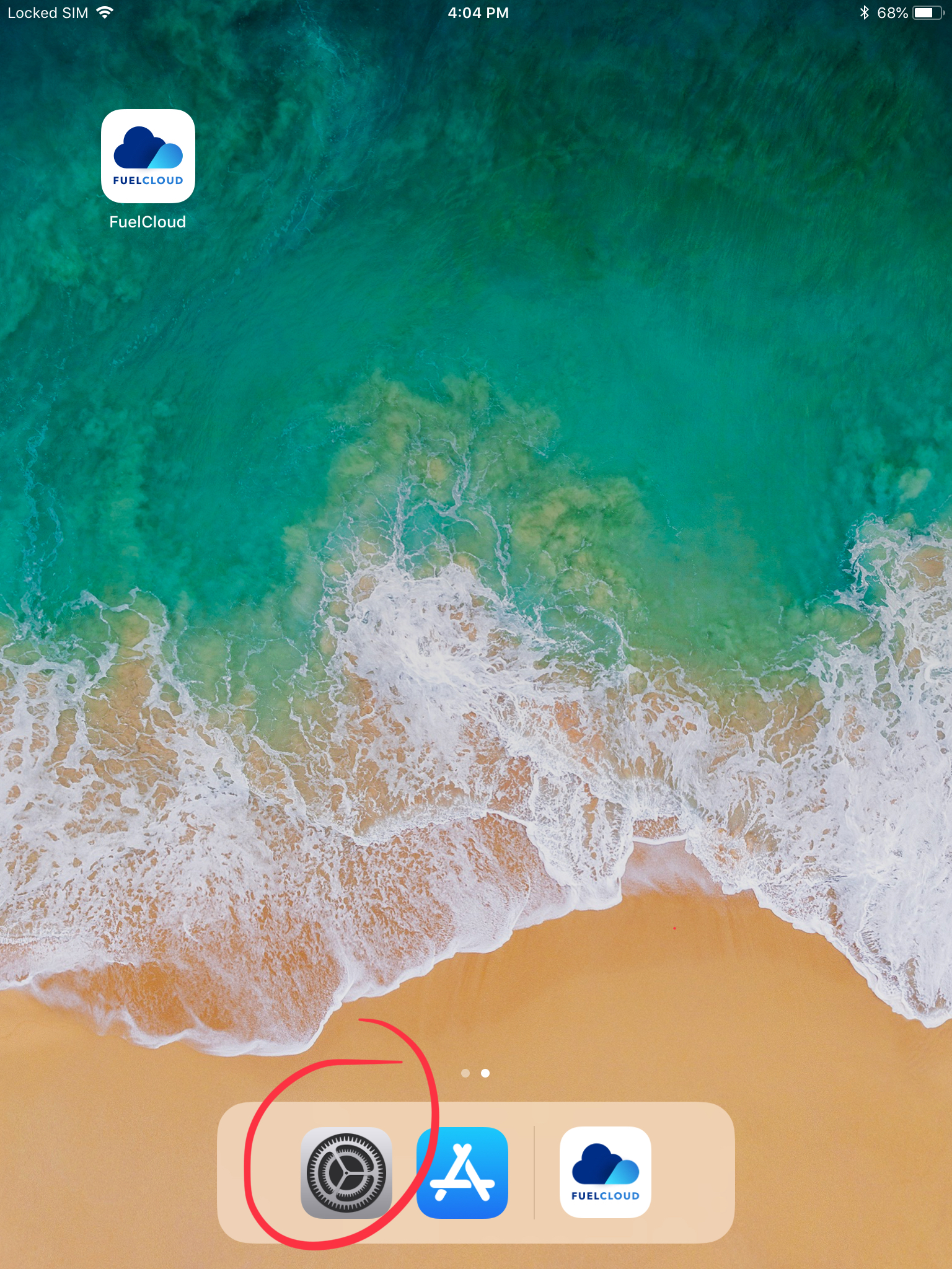 How to Forget a WiFi Network on an iPad, Step 2 Tap Settings Icon